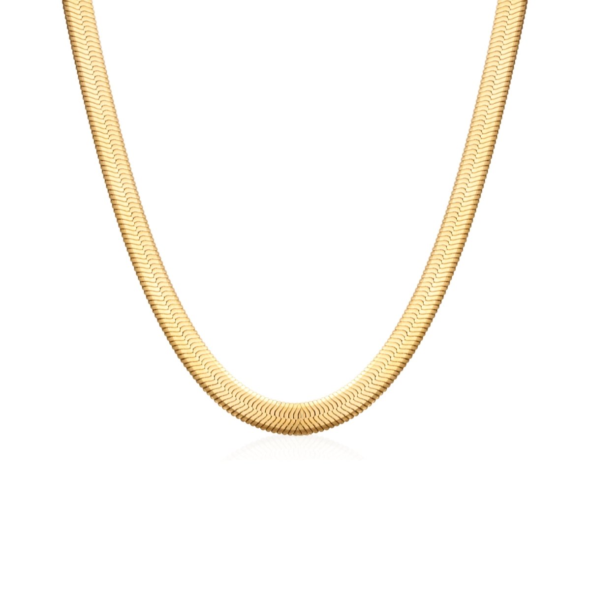 Sleek Snake Mesh Necklace Margot