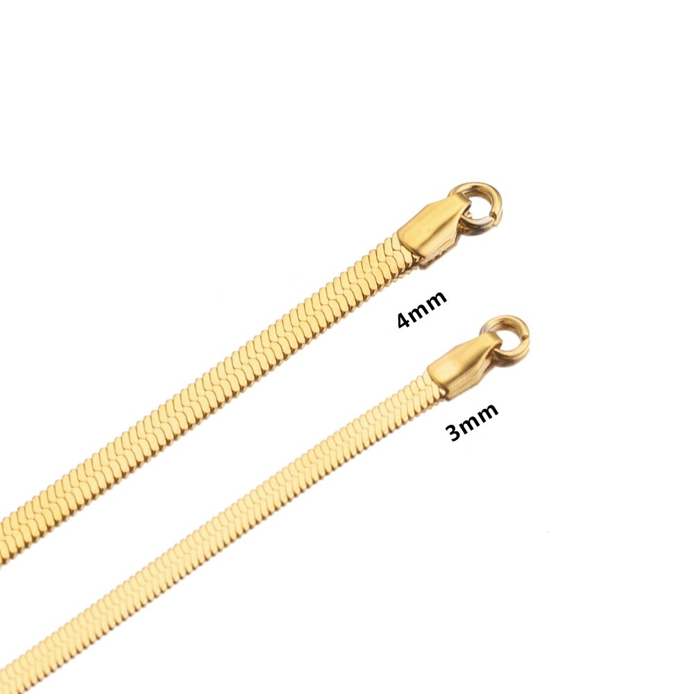 Sleek Snake Mesh Necklace Margot