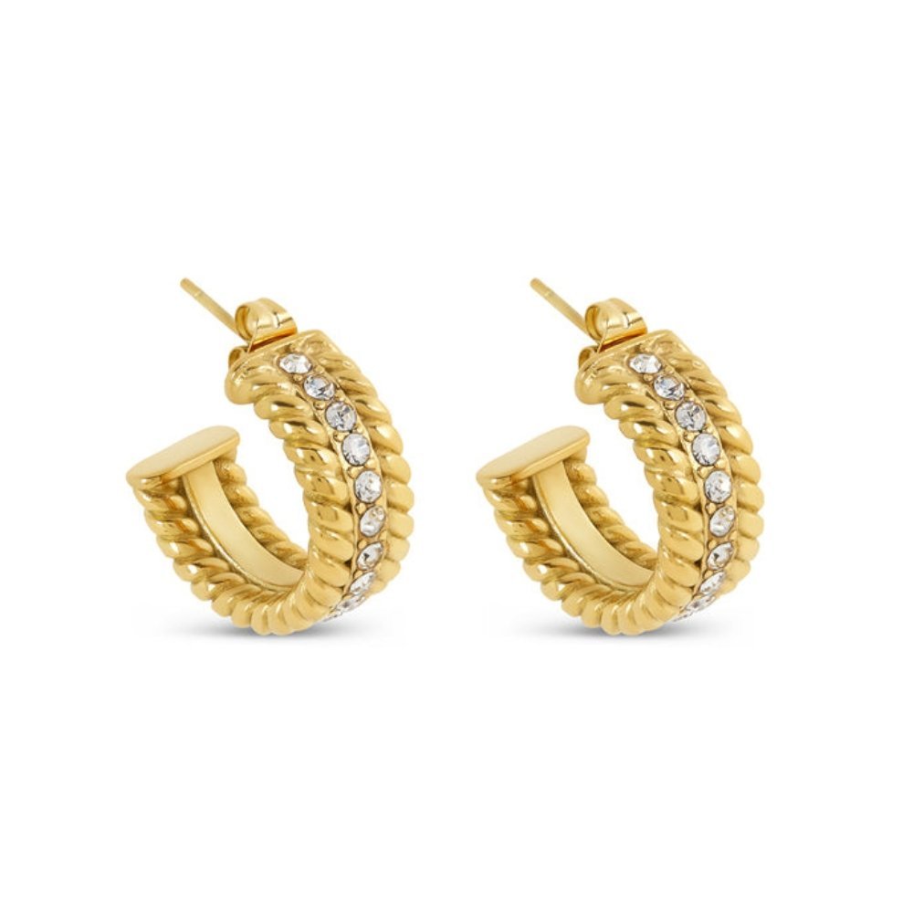Small Gold Hoop Earrings Margot