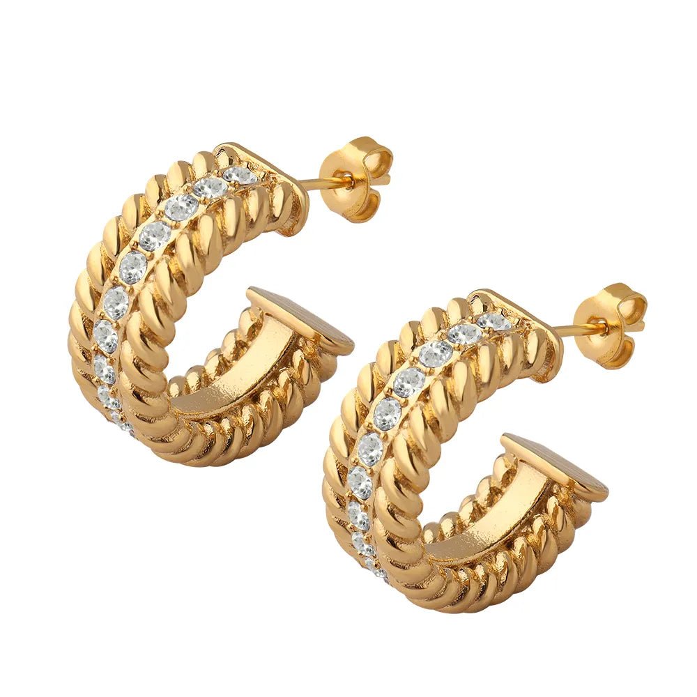 Small Gold Hoop Earrings Margot