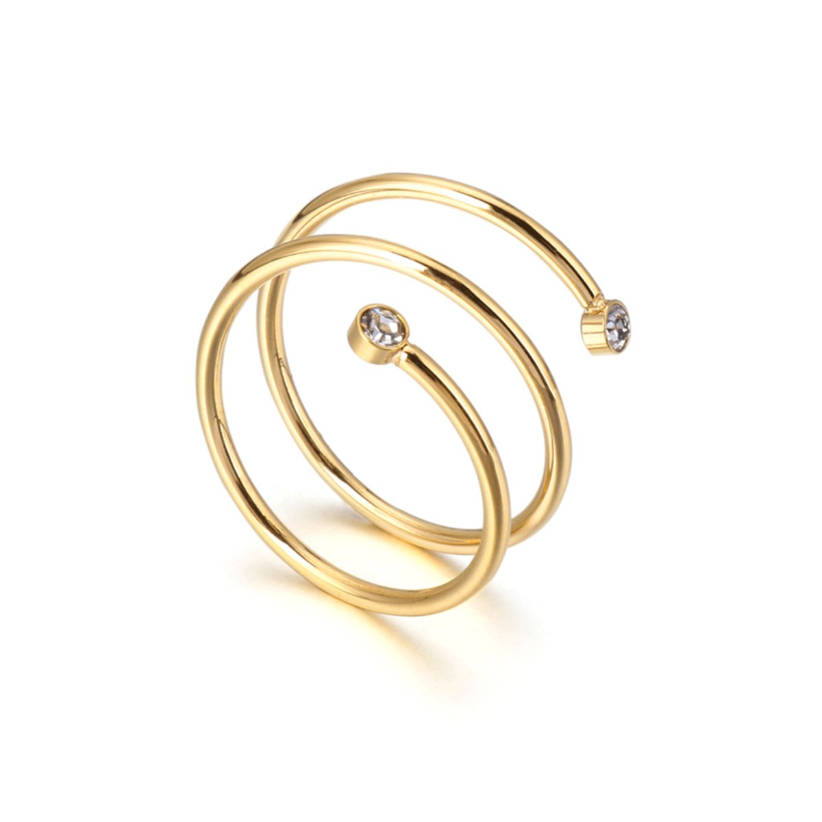 Spiral Gold Ring Margot