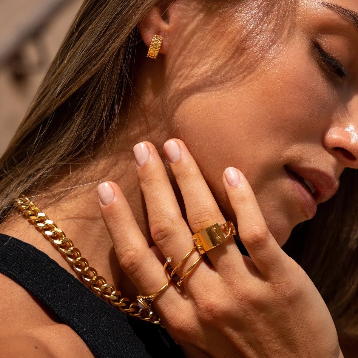 Spiral Gold Ring Margot