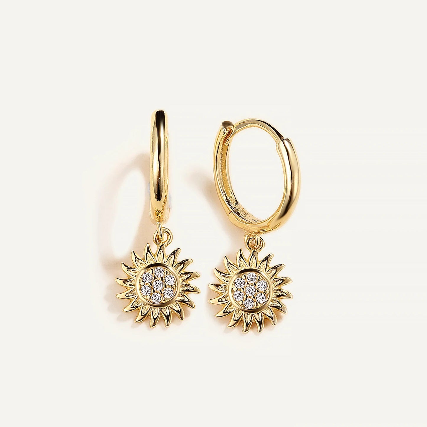 Sunburst Gold Earrings Margot