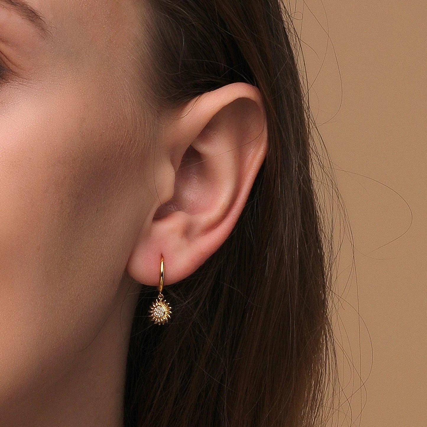 Sunburst Gold Earrings Margot