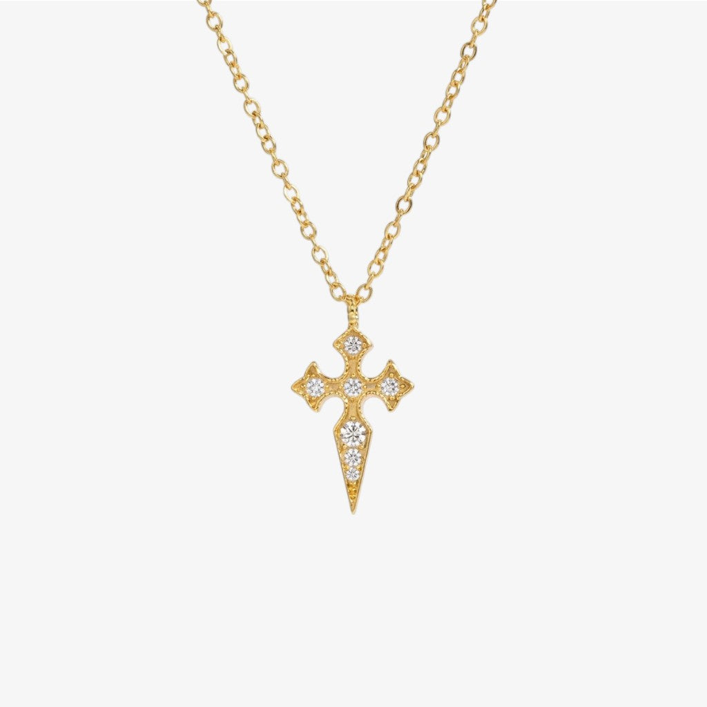 Sword-Shaped Gold Necklace Margot