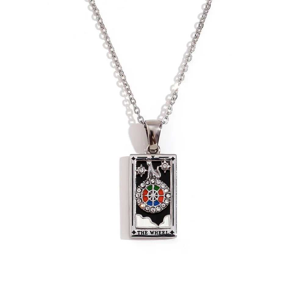Tarot Card Gold Necklace Margot
