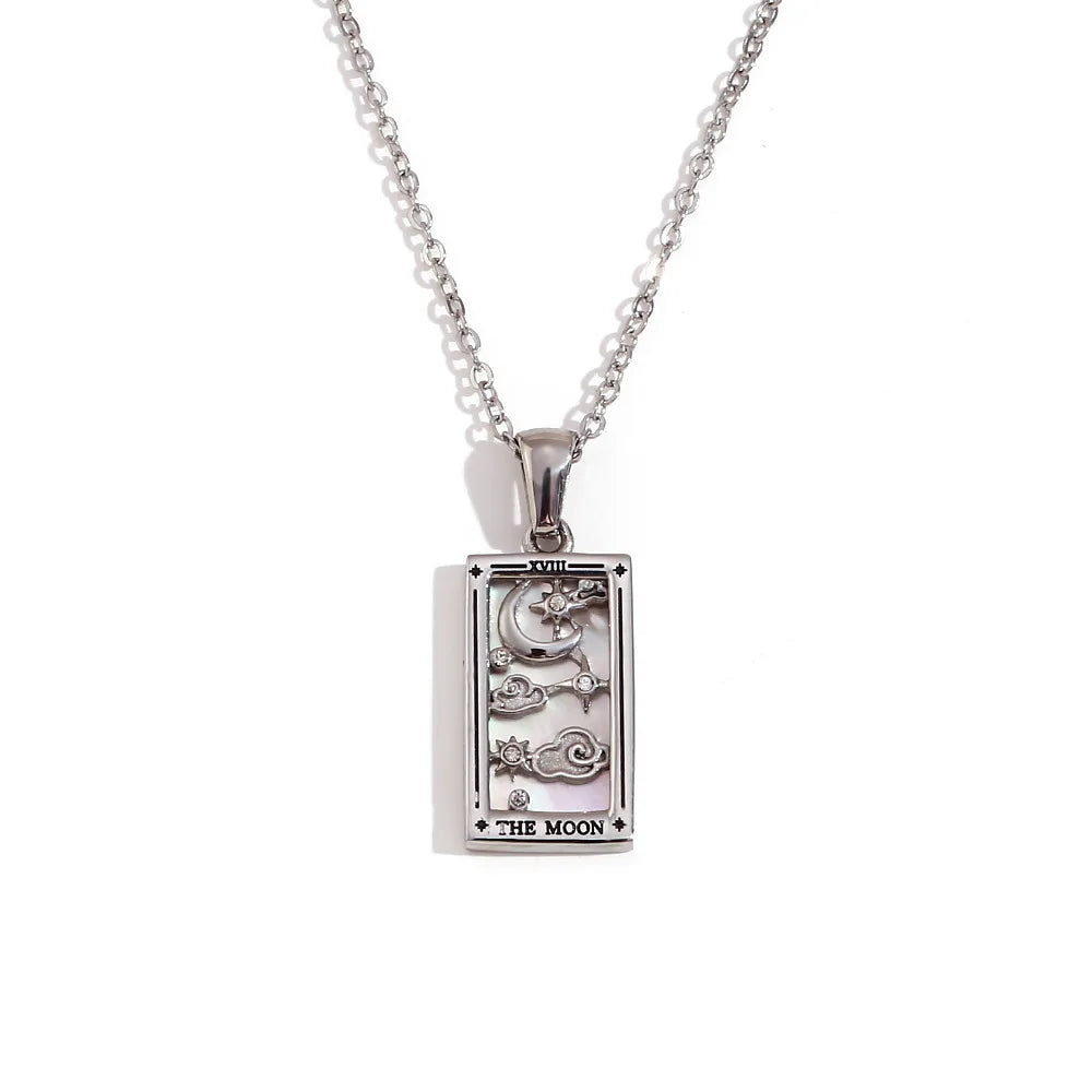 Tarot Card Gold Necklace Margot