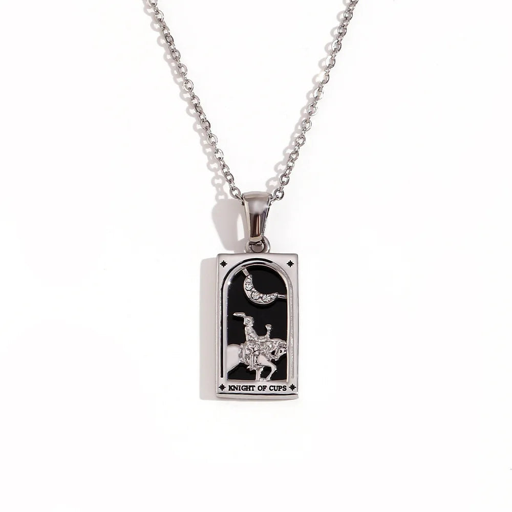 Tarot Card Gold Necklace Margot