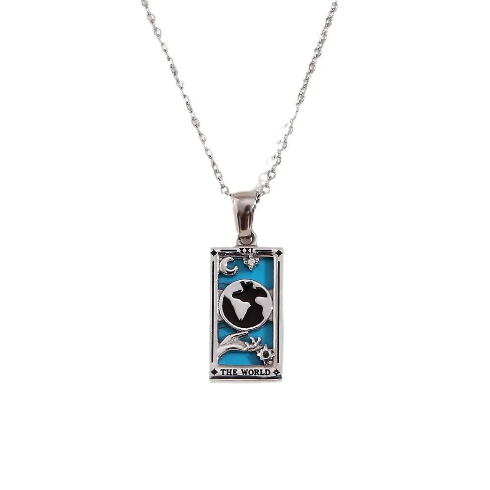 Tarot Card Gold Necklace Margot