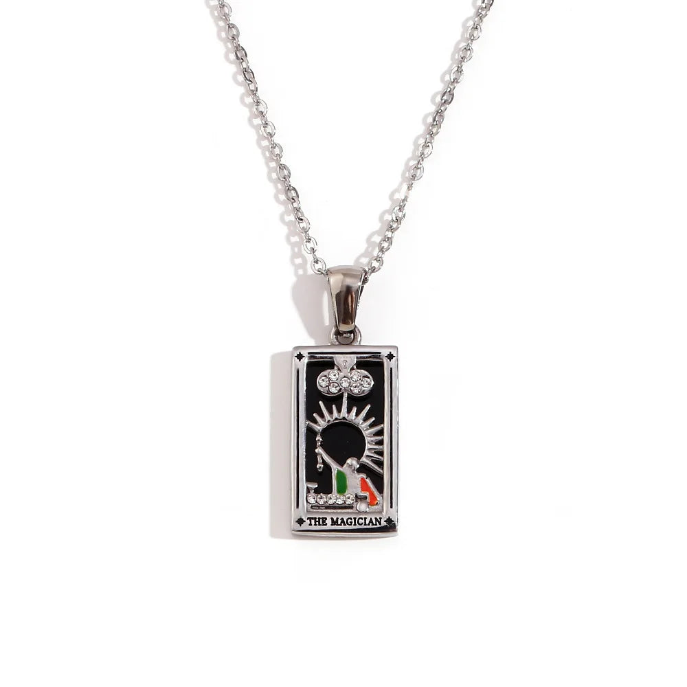 Tarot Card Gold Necklace Margot