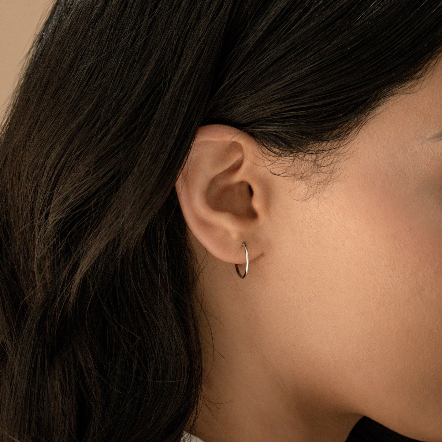 Thin Hoop Earrings Margot