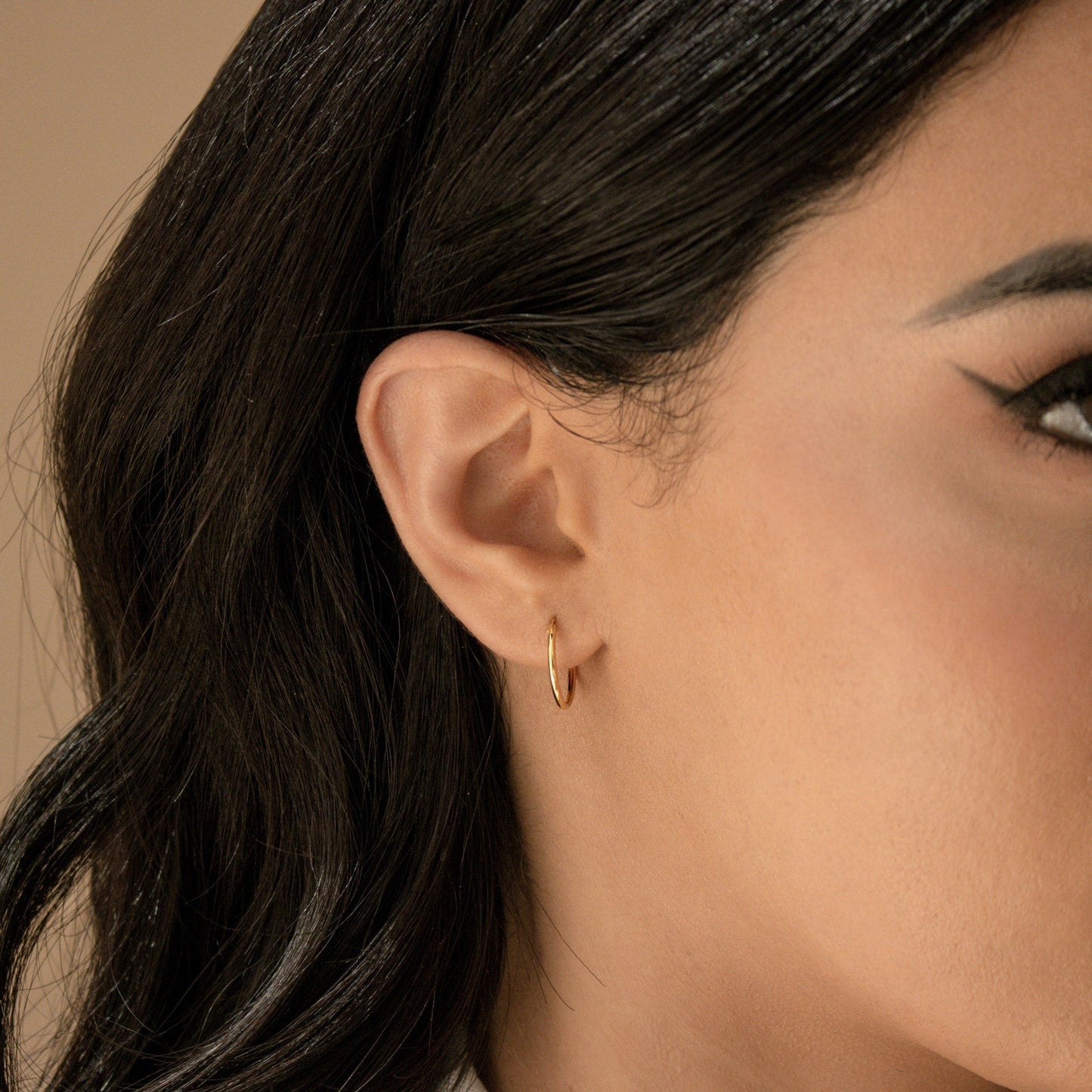 Thin Hoop Earrings Margot