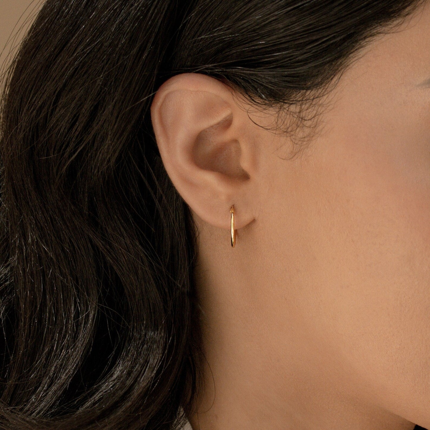 Thin Hoop Earrings Margot
