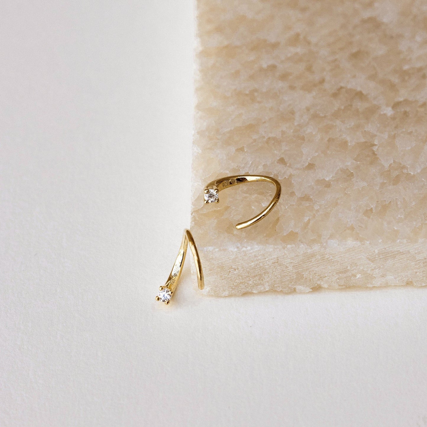 Threaded Hoop Earrings Margot