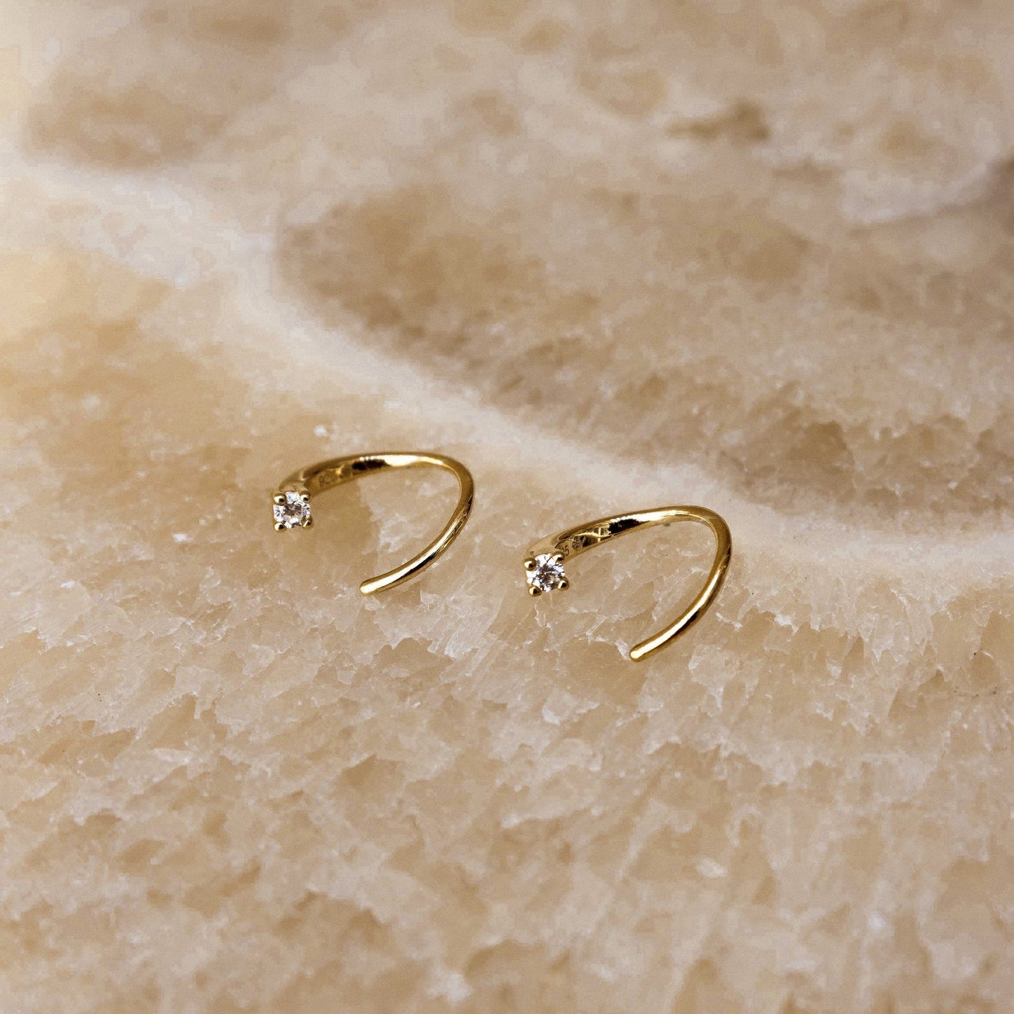 Threaded Hoop Earrings Margot