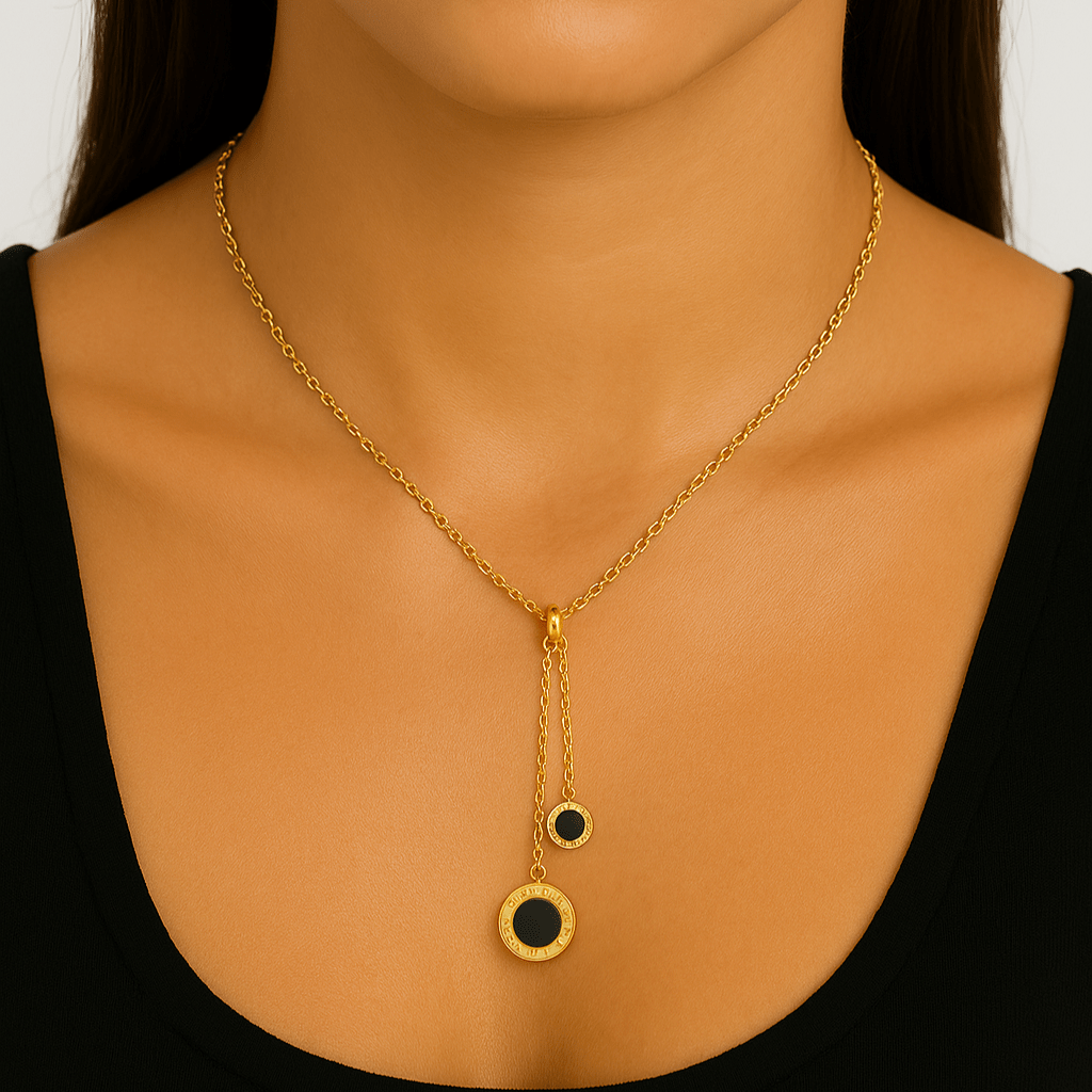 Tie Necklace Gold Margot