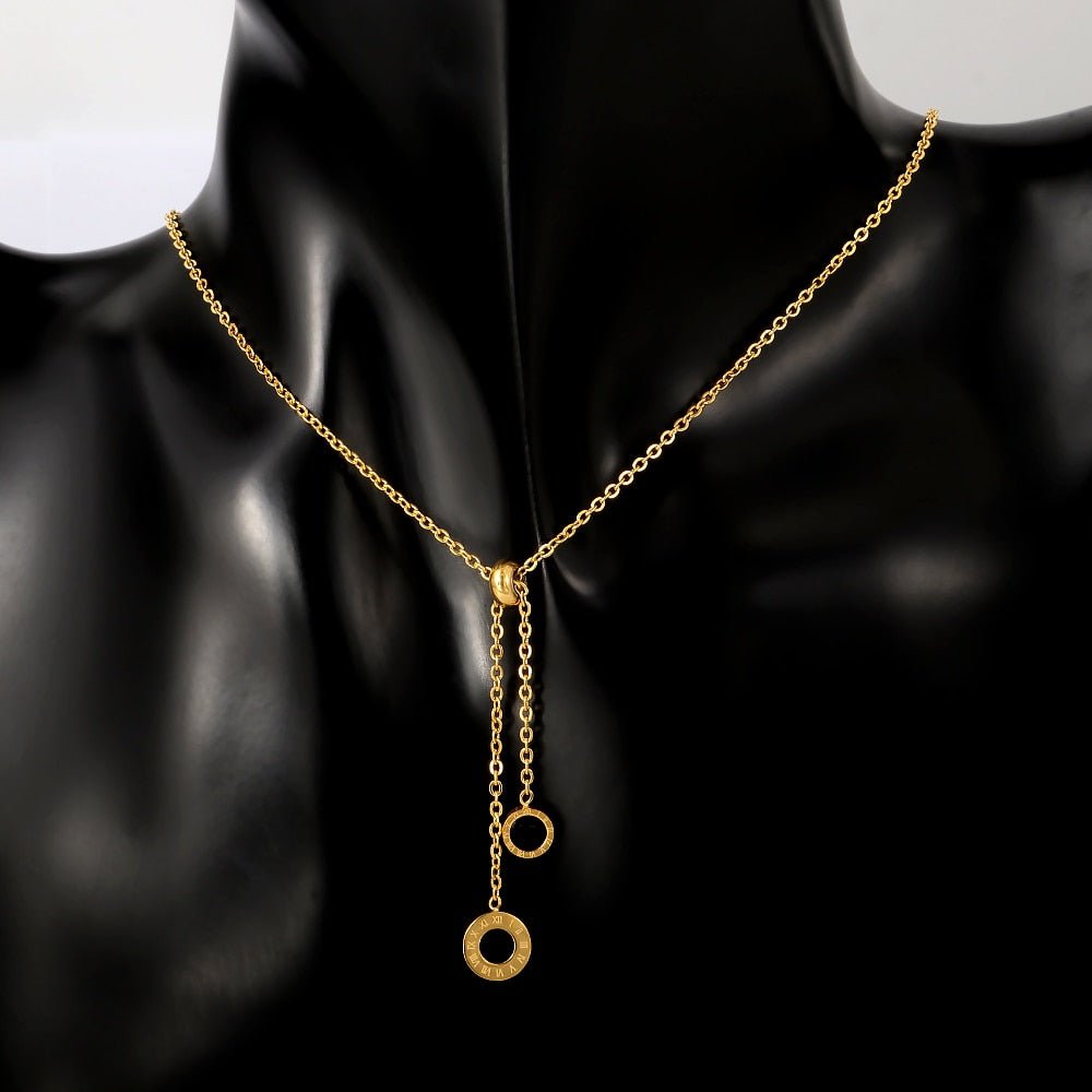 Tie Necklace Gold Margot