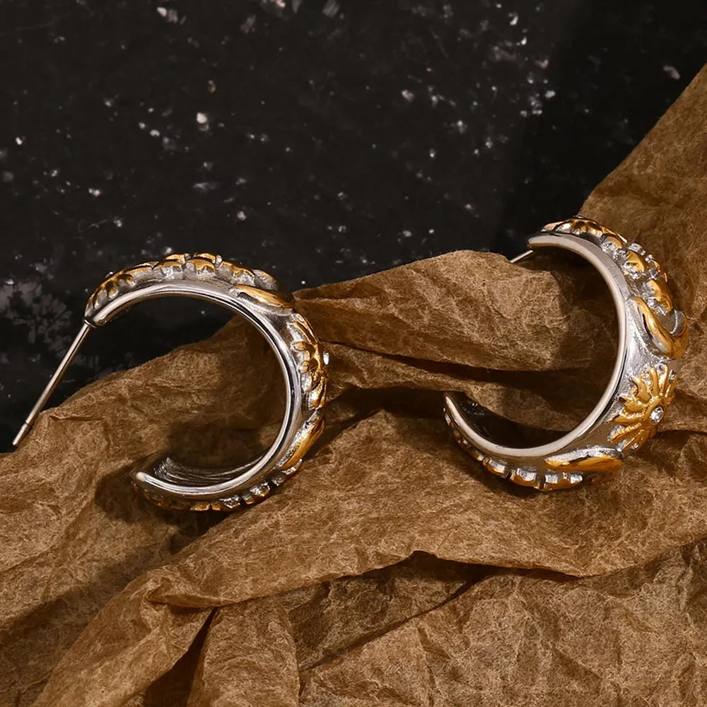 Trendy Star Silver Earrings Margot