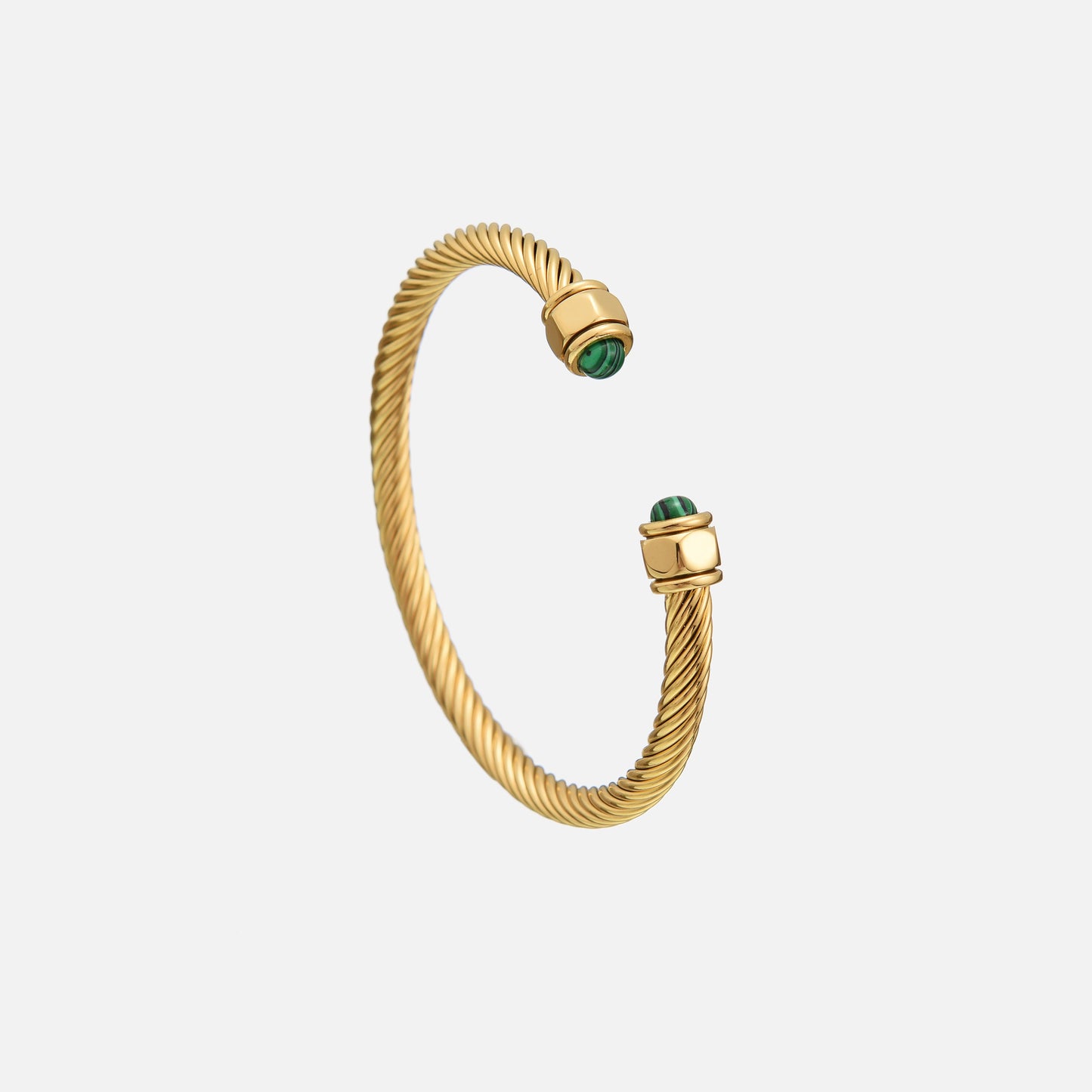 Turquoise Stone Gold Bracelet Margot