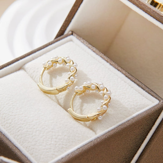 Twisted Gold Earrings Margot