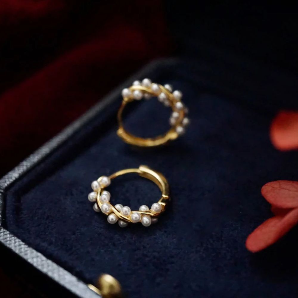 Twisted Gold Earrings Margot