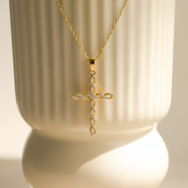 Twisted Gold Necklace Margot