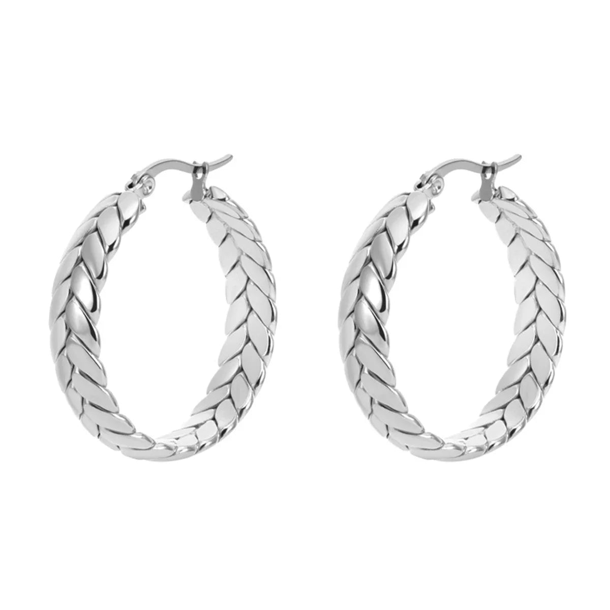 Wheat Gold Hoop Earrings Margot