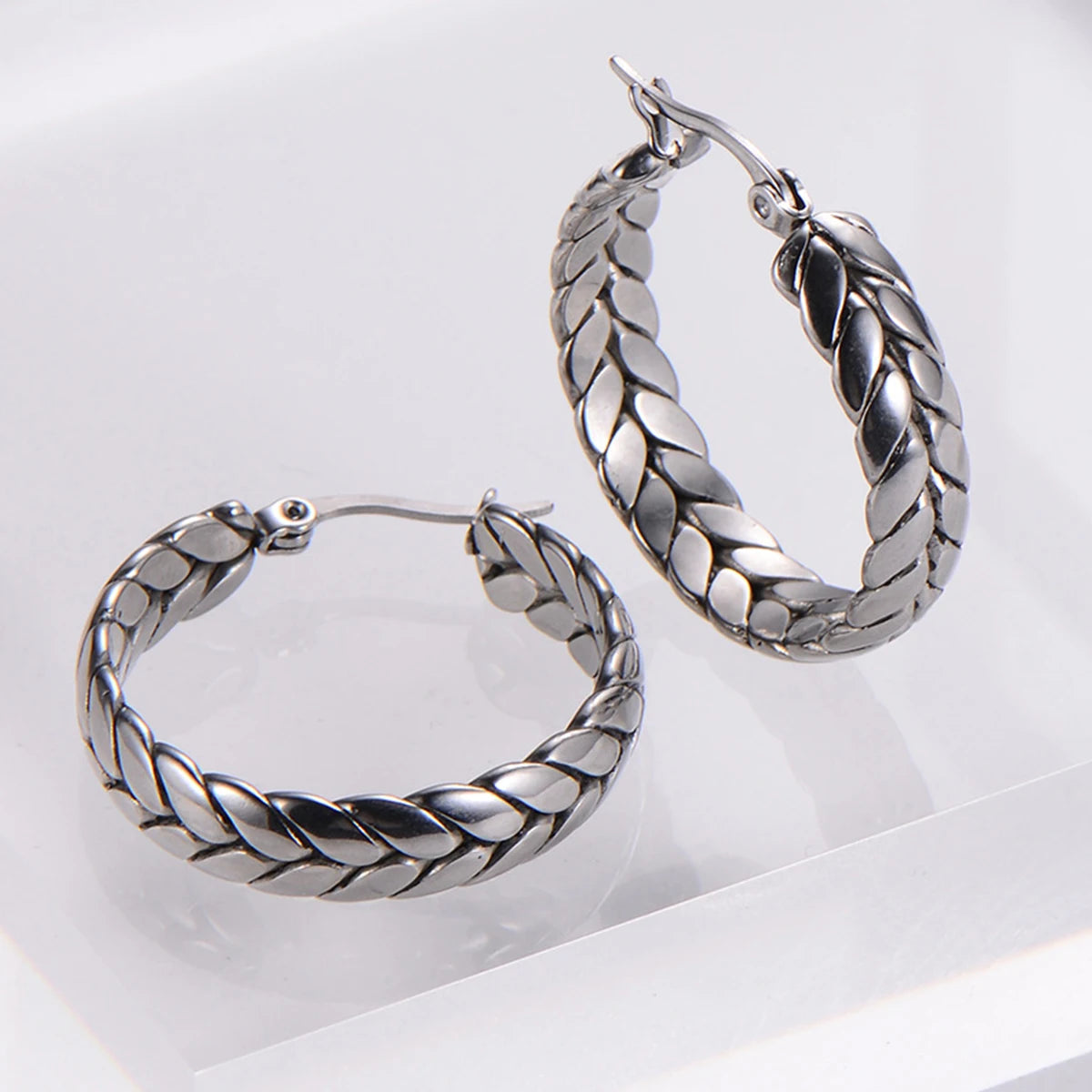 Wheat Gold Hoop Earrings Margot