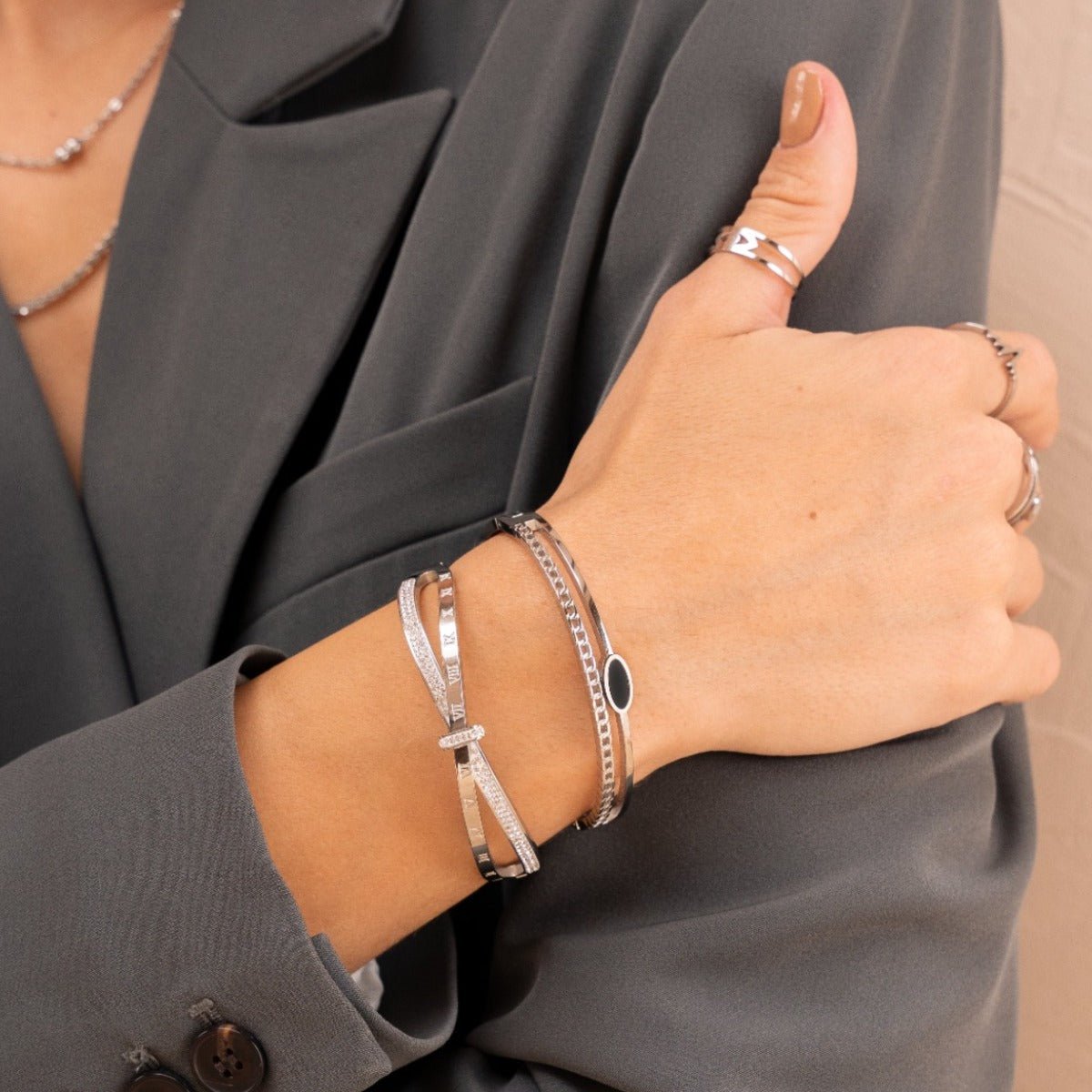 Zirconia Gold Bracelet Margot