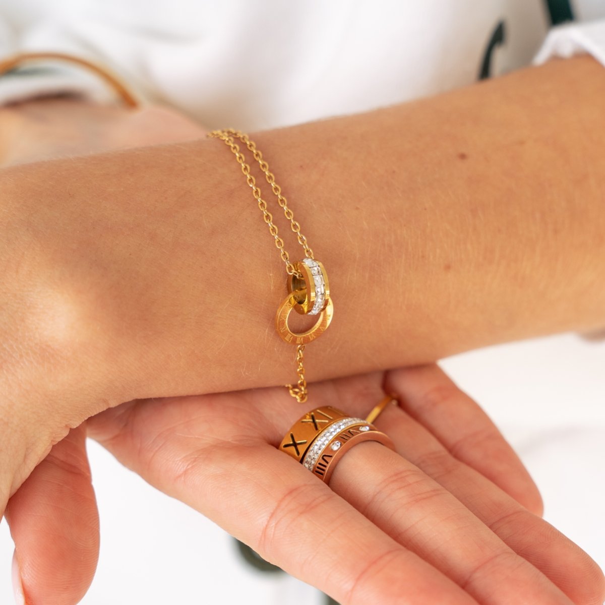 Zirconia Gold Bracelet Margot