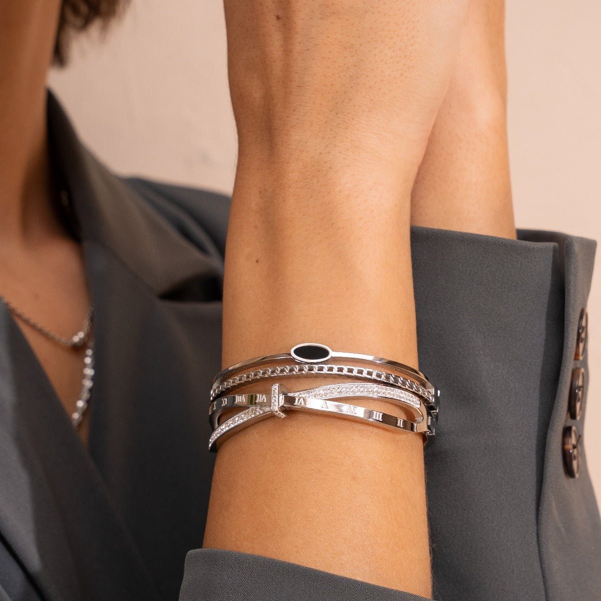 Zirconia Gold Bracelet Margot