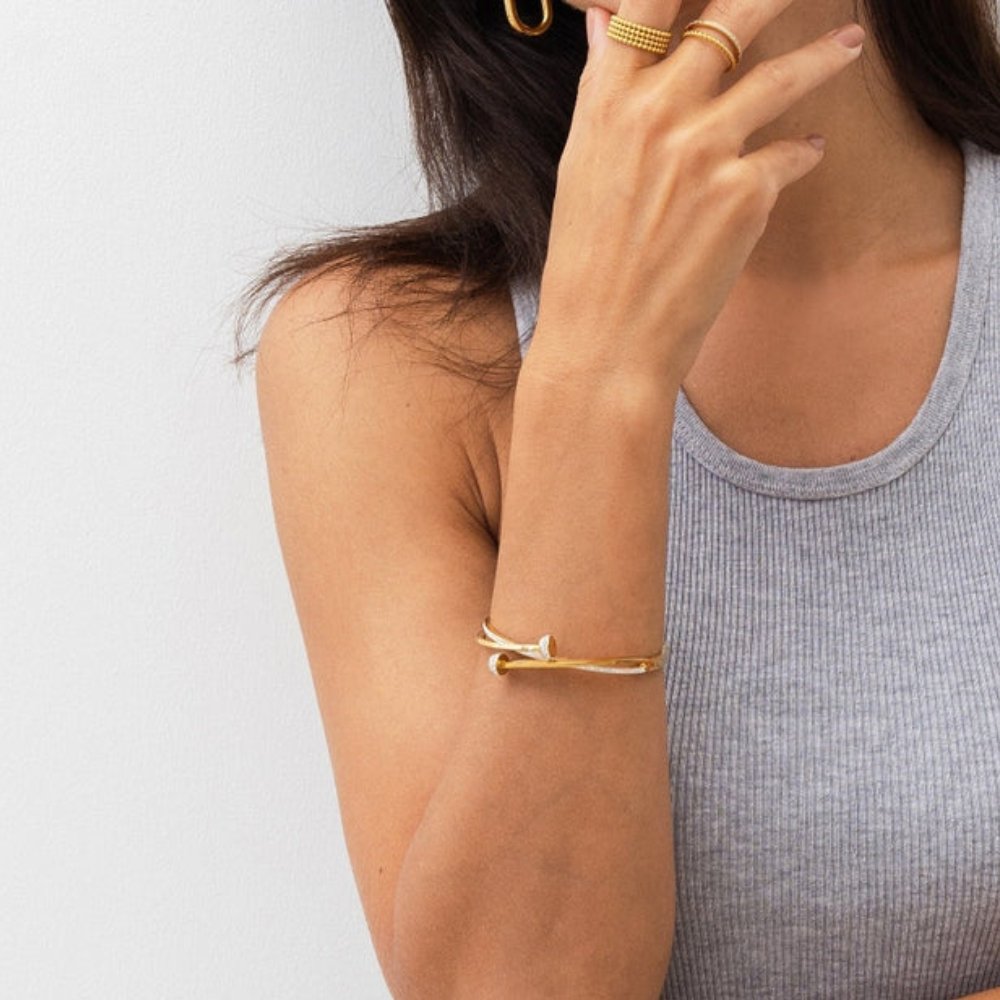 Zirconia Nail Bracelet Margot