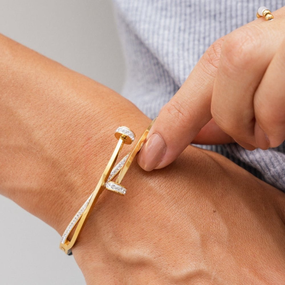 Zirconia Nail Bracelet Margot